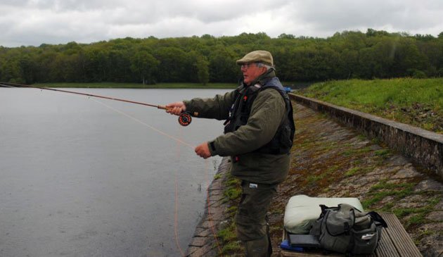 Barry 'The Fish Monger' Morgan always wears his inflatable jacket.